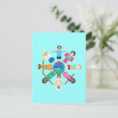 愛はこの世界を一つの家庭にする ポストカード (スタンド正面)