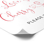 愛はさくらんぼ甘いテイクアトリート ポスター (角)