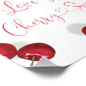 愛はさくらんぼ甘いブライダルシャワー ポスター (角)