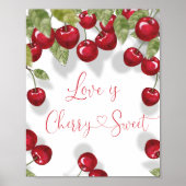 愛はさくらんぼ甘いブライダルシャワー ポスター (正面)