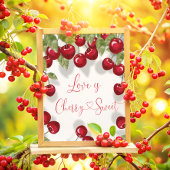 愛はさくらんぼ甘いブライダルシャワー ポスター