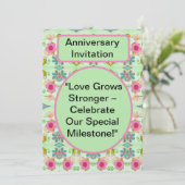 愛はさらに強く：特別なマイルストーンをお祝いしよう 招待状 (スタンド正面)