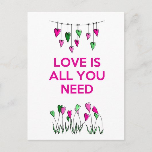 愛はすべてあなたに必要なもの.jpg ポストカード (正面)
