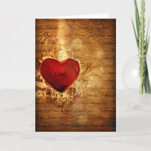 愛はすべてに打ち勝つ カード (正面)