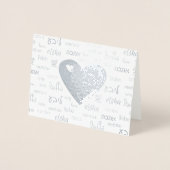 愛はすべてのまわりにだ 箔カード (正面)