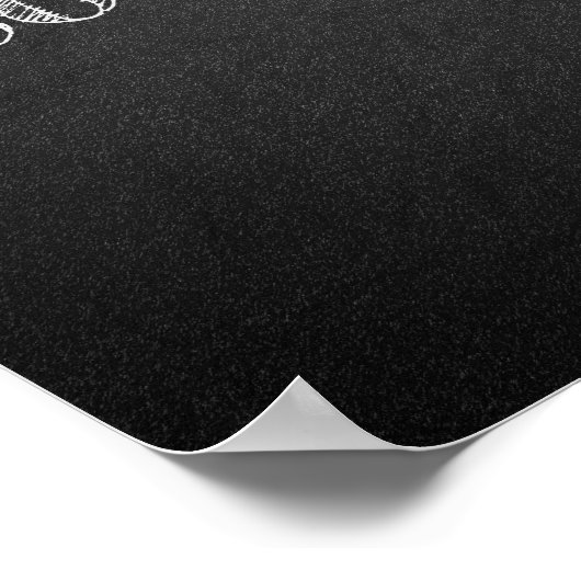 愛はすべての勇気付けられる黒のポスター ポスター (角)