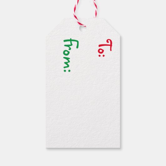 愛はすべての素晴らしギフトのラベルの魔法である ギフトタグ (裏面)