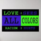 愛はすべての色を見る ポスター (正面)