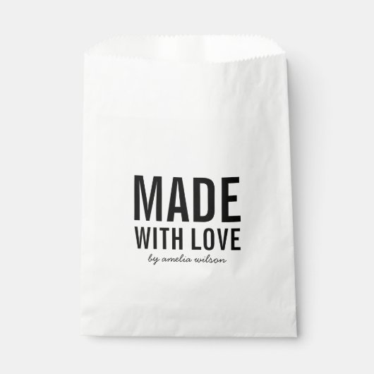 愛はっきりしたスタイリッシュで作られた フェイバーバッグ (正面)