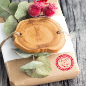 愛はっきりしたパーソナライズされたラウンド手作り セルフインキングスタンプ