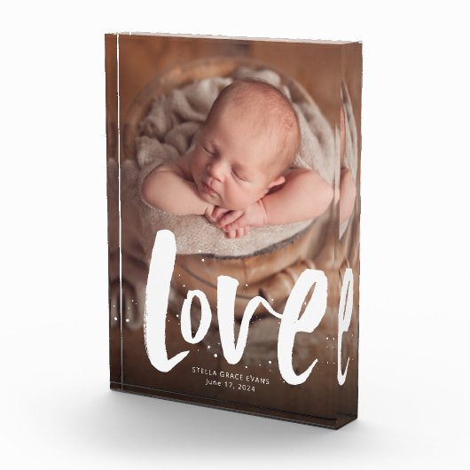 愛はっきりしたモダン生発表 フォトブロック (右)