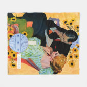 愛はゆっくり死にます フリースブランケット (正面(横))