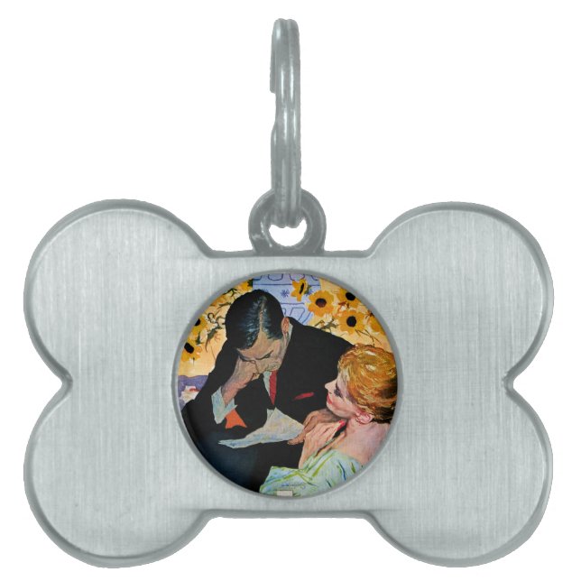 愛はゆっくり死にます ペットネームタグ (正面)