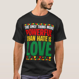 愛はより強力なTシャツ Tシャツ