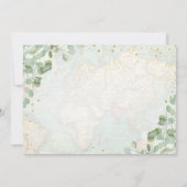 愛はアドベンチャーユーカリプタスブライダルシャワー 招待状 (裏面)