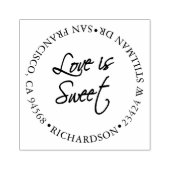 愛はアドレスで甘い ラバースタンプ (インプリント)