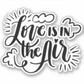 愛はエアステッカーの中にある シール (正面)