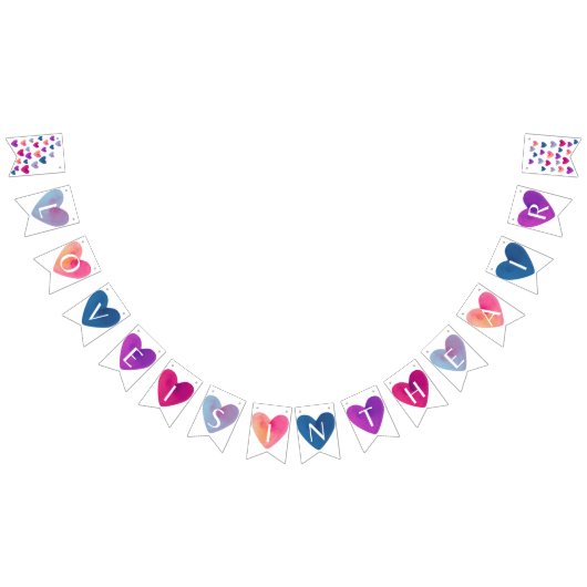 愛はエアバナー バンティングフラッグ (全)