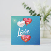 愛はエアバレンタインのバルーンのクーポン中 シーズンカード (スタンド正面)