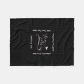 愛はエアバレンタインデーか結婚式にあります フリースブランケット (正面(横))