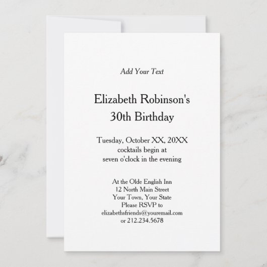 愛はエアバレンタインデーか結婚式にあります 招待状 (裏面)