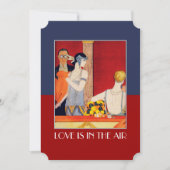 愛はエアバレンタインデーパーティの招待状 招待状 (正面)