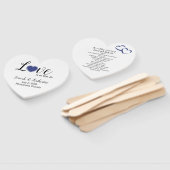 愛はエアブルーハート番組ファン ハンドファン (組立なし)