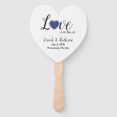 愛はエアブルーハート番組ファン ハンドファン (正面)