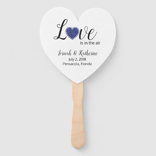 愛はエアブルーハート番組ファン ハンドファン (正面)