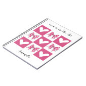 愛はエアブロックボウハートスタイル ノートブック (左側)