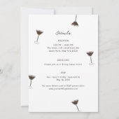 愛はエスプレッソ・マルティニの結婚醸造だ 招待状 (裏面)