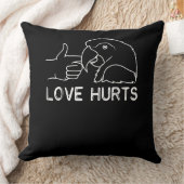 愛はオウム愛好家を傷つけるアフリカの灰色のブダジェリガーF クッション (ブランケット)