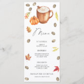 愛はカボチャの醸造ブライダルシャワーメニュー メニュー (正面)