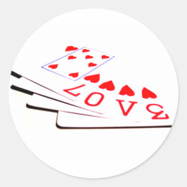 愛はカードの中にある ラウンドシール