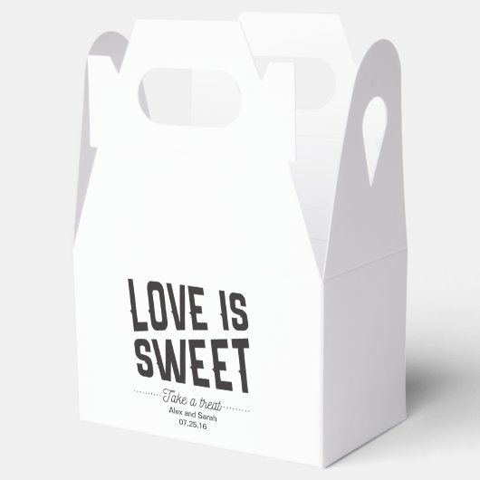 愛はキャンディビュッフェの甘結婚い箱 フェイバーボックス (オープン)