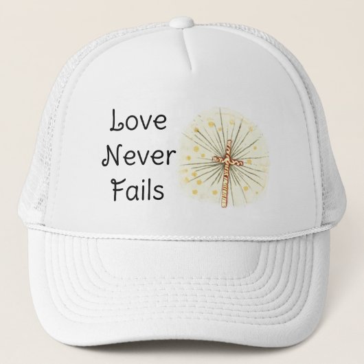 愛はキリスト教の十字架信仰を破らない キャップ (正面)