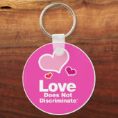 愛はキーチェーンを区別しない キーホルダー (正面)