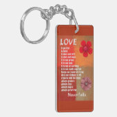 愛はキーチェーンを破らない キーホルダー (正面左)