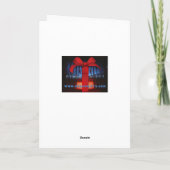 愛はクリスマスで来ました シーズンカード (裏面)