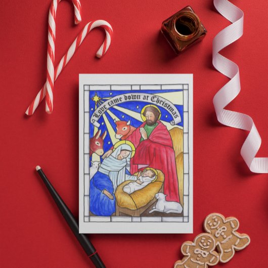 愛はクリスマスカードの下で来ました シーズンカード