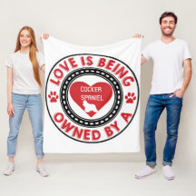 愛はコッカースパニエル犬が所有している