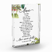 愛はコリント人聖なる書物、 経典Verse Coule's フォトブロック (左)