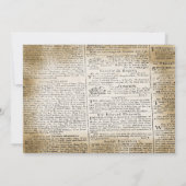 愛はコーヒーのブライダルシャワーの招待状を醸造している 招待状 (裏面)