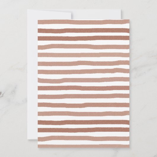 愛はコーヒーのブライダルシャワーの招待状を醸造している 招待状 (裏面)