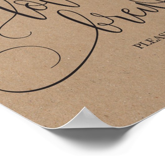 愛はコーヒーの醸造のバーのサイン結婚である ポスター (角)