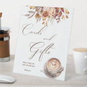 愛はコーヒーの醸造ブライダルシャワーギフトテーブル 台座サイン (インサイチュ)