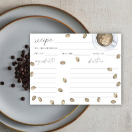 愛はコーヒーを醸造しているブライダルシャワーレシピ