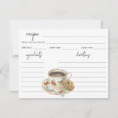 愛はコーヒーを醸造しているブライダルシャワーレシピ (正面)