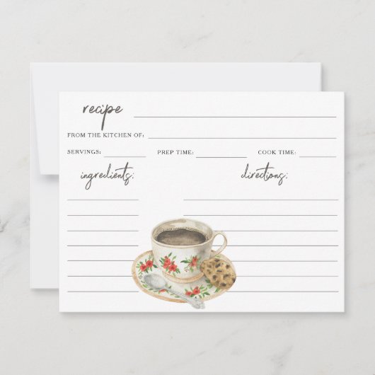 愛はコーヒーを醸造しているブライダルシャワーレシピ (正面)