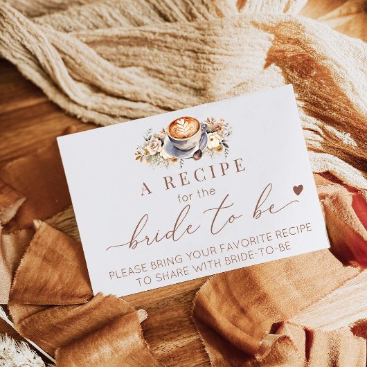 愛はコーヒーを醸造しているBohoレシピ エンクロージャーカード